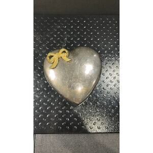 1013. Heart Shaped Trinket Box with Bow